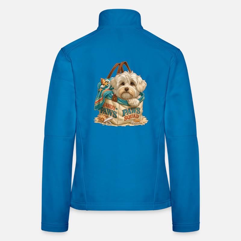 Sandy Paws Squad Strandwelpe Frauen Softshelljacke