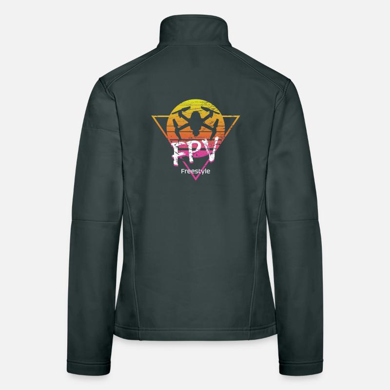 FPV Drone Pilot Freestyle & Renngeschenk Frauen Softshelljacke