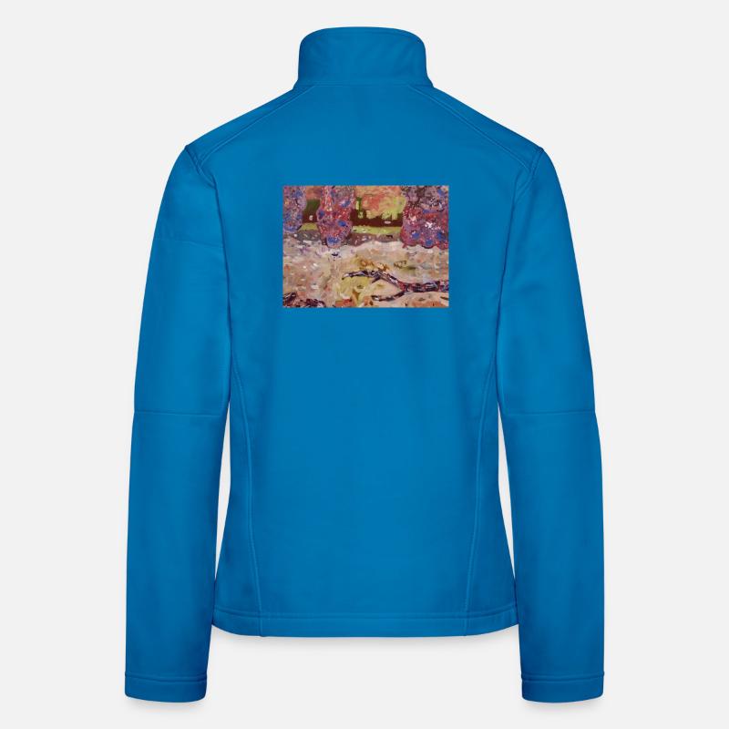 Parc impressionniste Veste en tissu softshell Femme