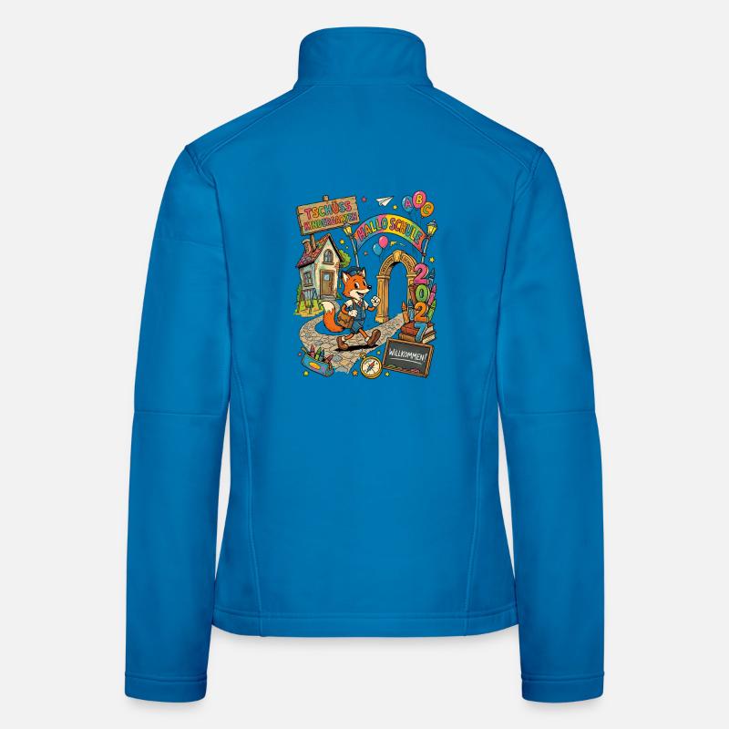 Schulanfang 2027 Fuchs Hallo Schule Frauen Softshelljacke