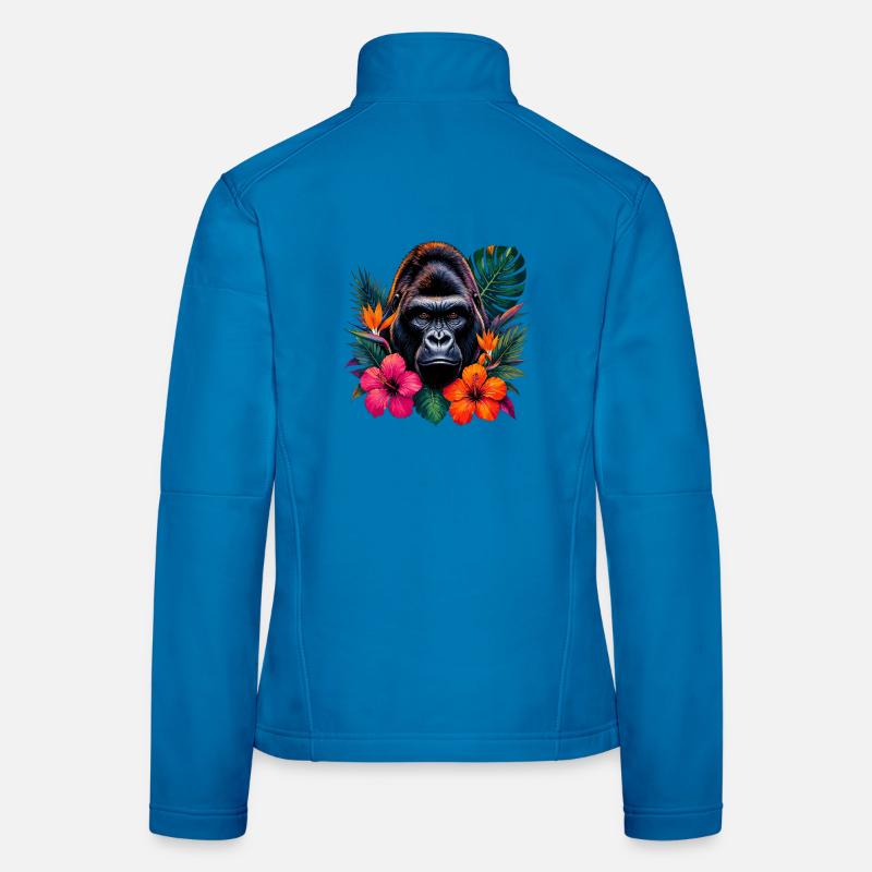 Gorilla Tropical Bloom Women's Softshell Jacket