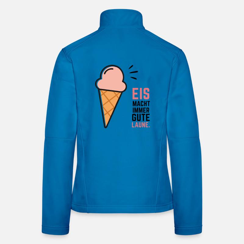 Eis Gute Laune Frauen Softshelljacke