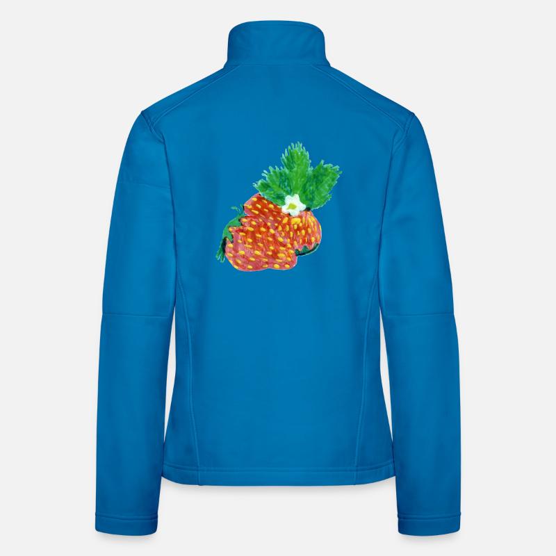 Strawberry Art Women's Softshell Jacket