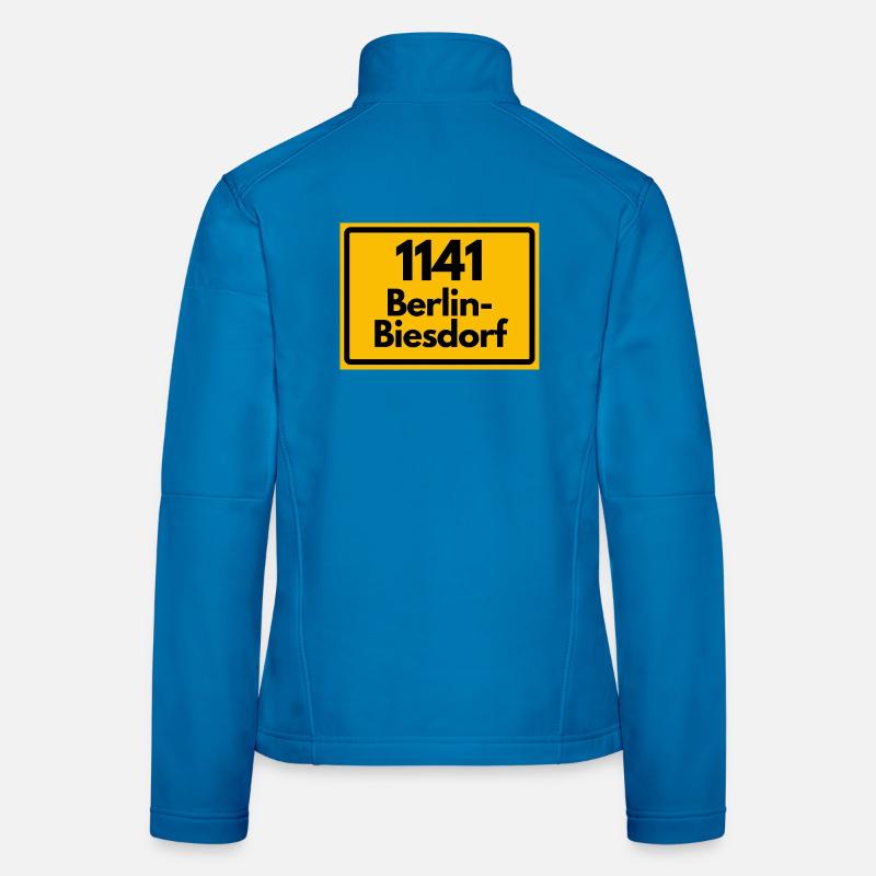 ALTE POSTLEITZAHL 1141 BERLIN-BIESDORF BERLIN DDR Frauen Softshelljacke
