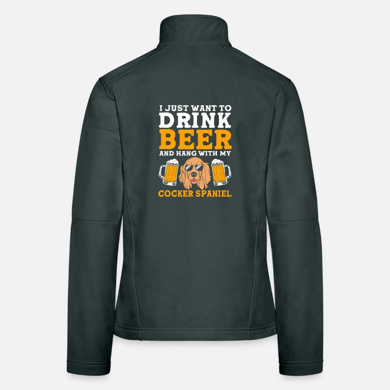 Cocker Spaniel Dad Women's Softshell Jacket