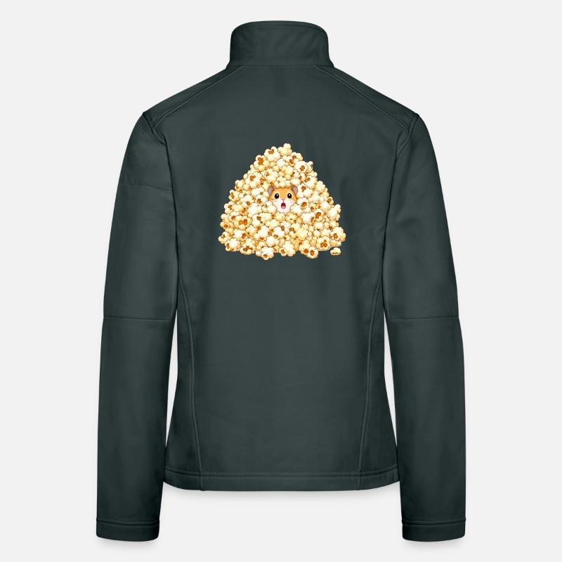 Hamster dans Popcorn Hill Veste en tissu softshell Femme