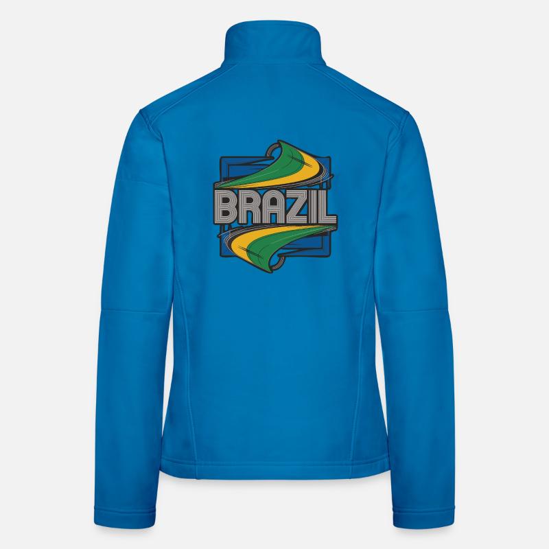 Brazil - Women's Softshell Jacket - light blue