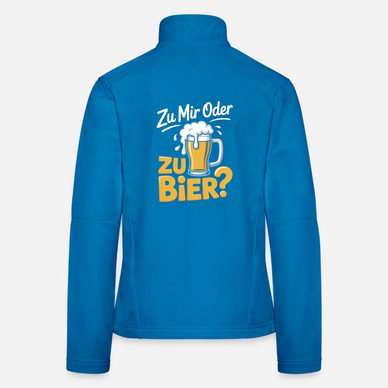 Bier Zu Mir Oder Zu Bier Flirt Single Party Malle Frauen Softshelljacke