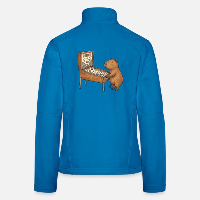 Bear à la table de flipper Veste en tissu softshell Femme
