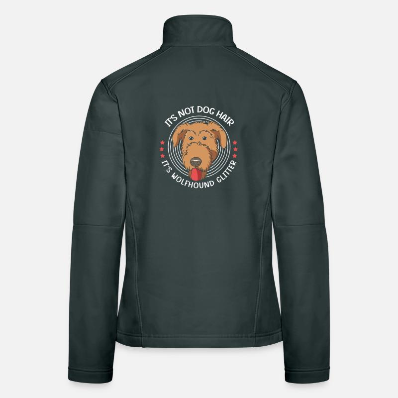 Irish wolfhound Women's Softshell Jacket