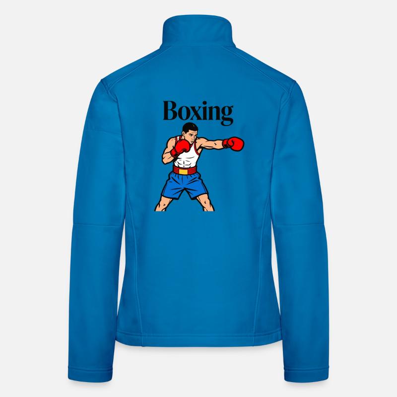 KO en boxe Veste en tissu softshell Femme