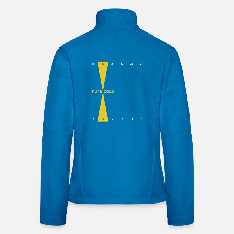 Backgammon | Or pur | Point d’Or Veste en tissu softshell Femme