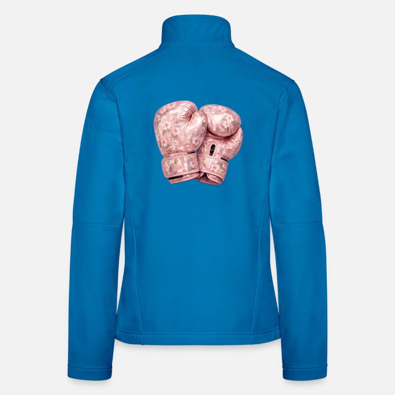 Blumen-Boxhandschuhe Frauen Softshelljacke