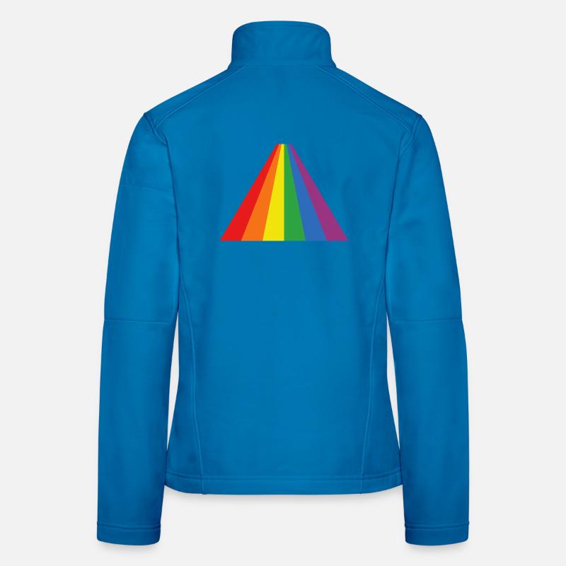Rainbow Triangle Bold Women's Softshell Jacket