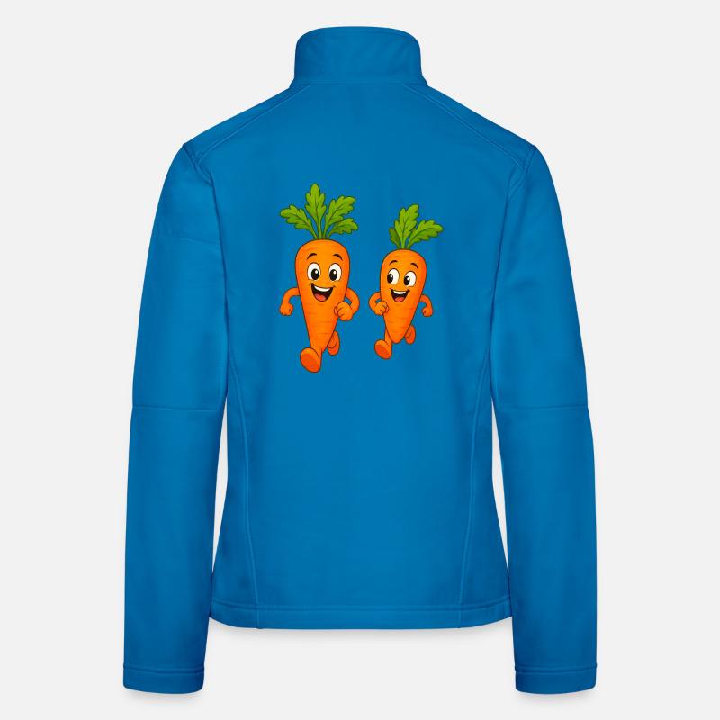 Carrots while jogging Women's Softshell Jacket