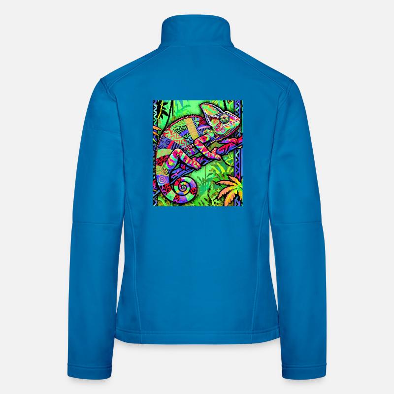 caméléon Veste en tissu softshell Femme