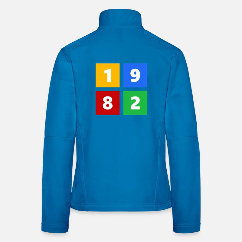 1982 Veste en tissu softshell Femme