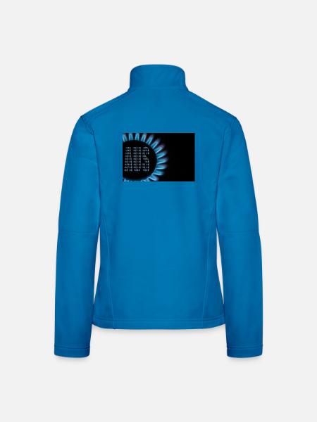 Gas AUS - Frauen Softshelljacke - Lichtblau - Hinten