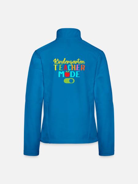 Pre K Teacher Mode On Kindergarten Teacher - Frauen Softshelljacke - Lichtblau - Hinten
