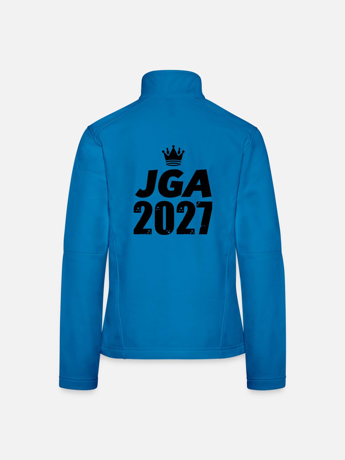 JGA 2027 - Frauen Softshelljacke - Lichtblau - Hinten