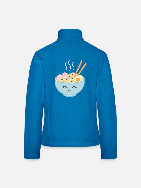 Mix-Ramen-Bowl - Frauen Softshelljacke - Lichtblau - Hinten