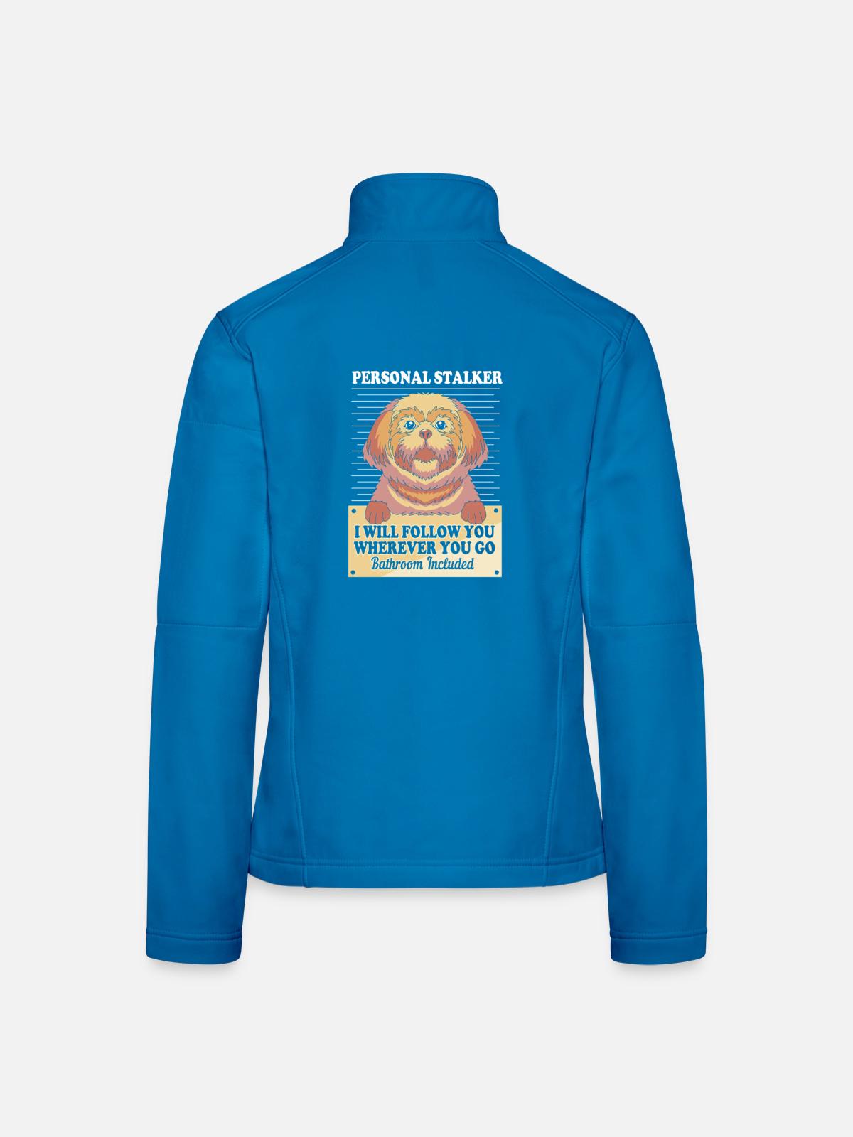 Shih Tzu - Frauen Softshelljacke - Lichtblau - Hinten