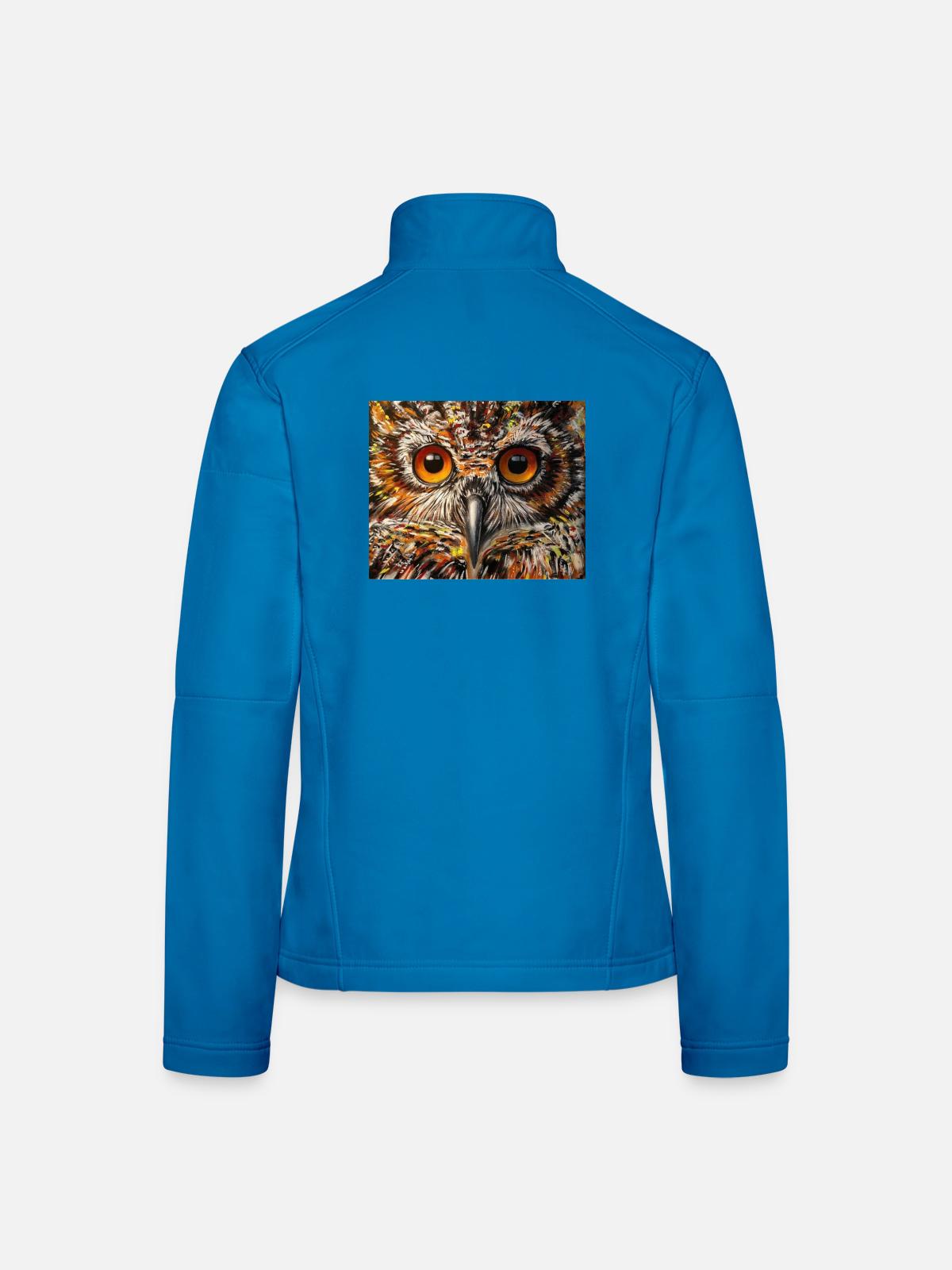 Wise Owl - Frauen Softshelljacke - Lichtblau - Hinten