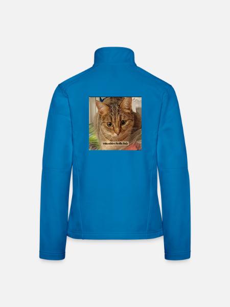 Můj-Merch - Frauen Softshelljacke - Lichtblau - Hinten