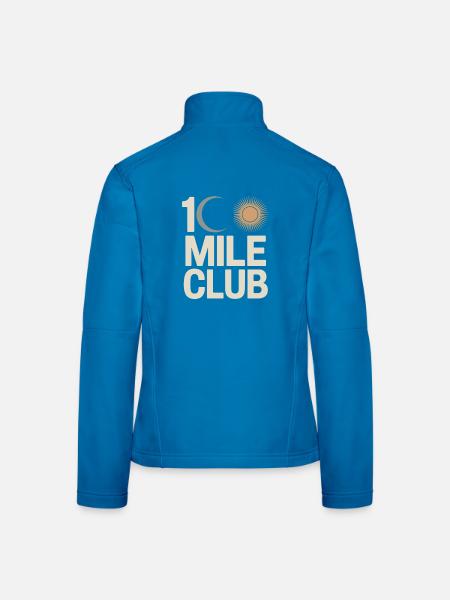 100 Mile Club Ultralauf Trailrunning 100M Ultra - Frauen Softshelljacke - Lichtblau - Hinten