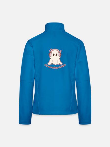 Phantom-DJ unsichtbare Behinderung - Frauen Softshelljacke - Lichtblau - Hinten
