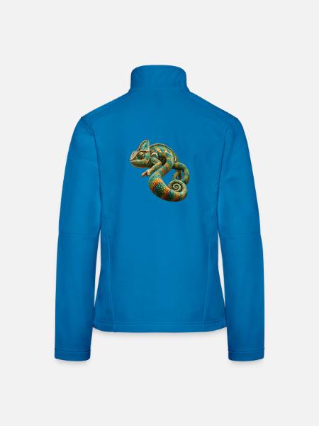 Paradox Chamäleon - Frauen Softshelljacke - Lichtblau - Hinten