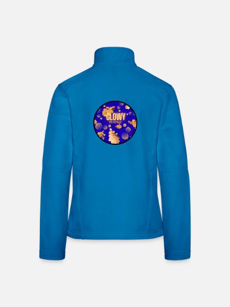 Leuchtender Herbst - Frauen Softshelljacke - Lichtblau - Hinten
