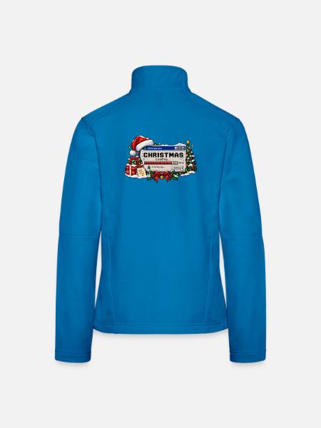 Christmas Loading - Frauen Softshelljacke - Lichtblau