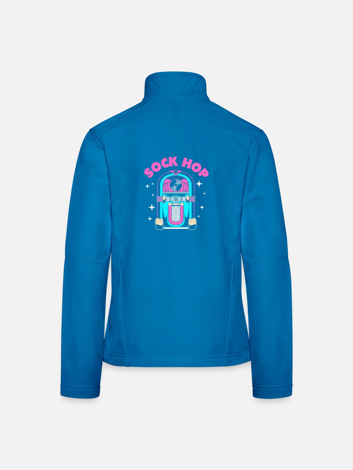 Sock Hop - Frauen Softshelljacke - Lichtblau - Hinten