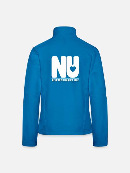 Nu Schwäbisch Dialekt Spruch Statement T-Shirt - Frauen Softshelljacke - Lichtblau - Hinten