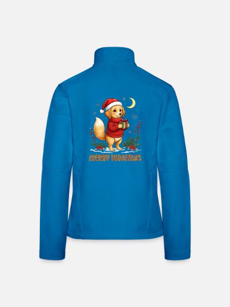 Pawfect Weihnachtsgeschenkwelpe - Frauen Softshelljacke - Lichtblau