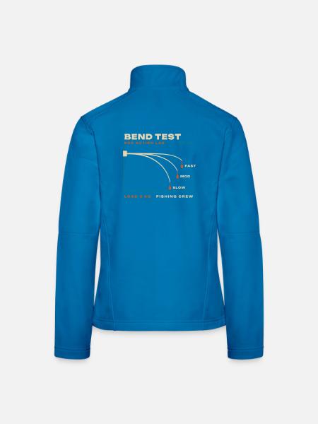 Biegetest - Frauen Softshelljacke - Lichtblau - Hinten