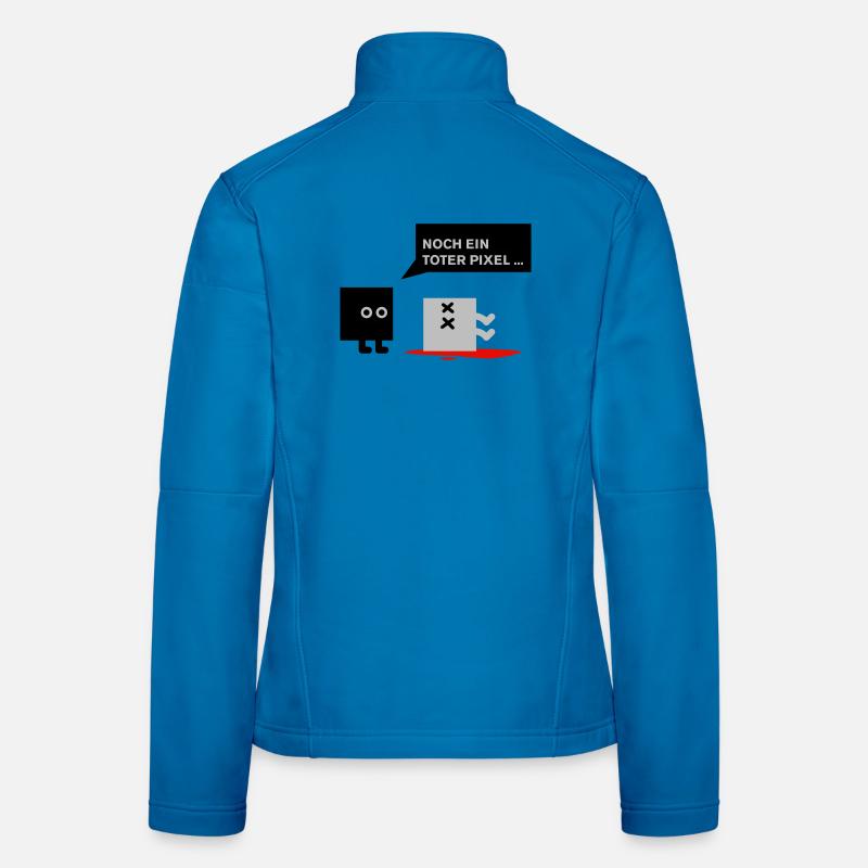 dead pixel_german Frauen Softshelljacke