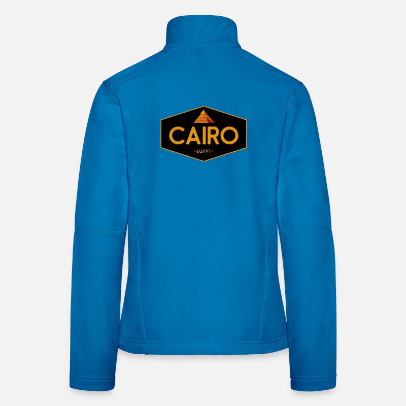 Cairo Egypt Pyramid Icon Women's Softshell Jacket