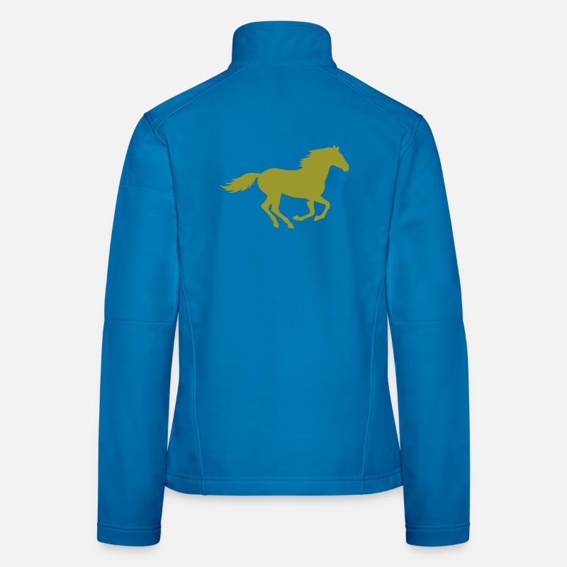 horse silhouette Women's Softshell Jacket