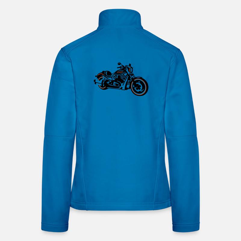 motorrad_3 Veste en tissu softshell Femme