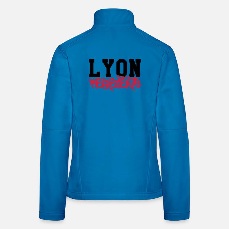 Lyon Représente Veste en tissu softshell Femme