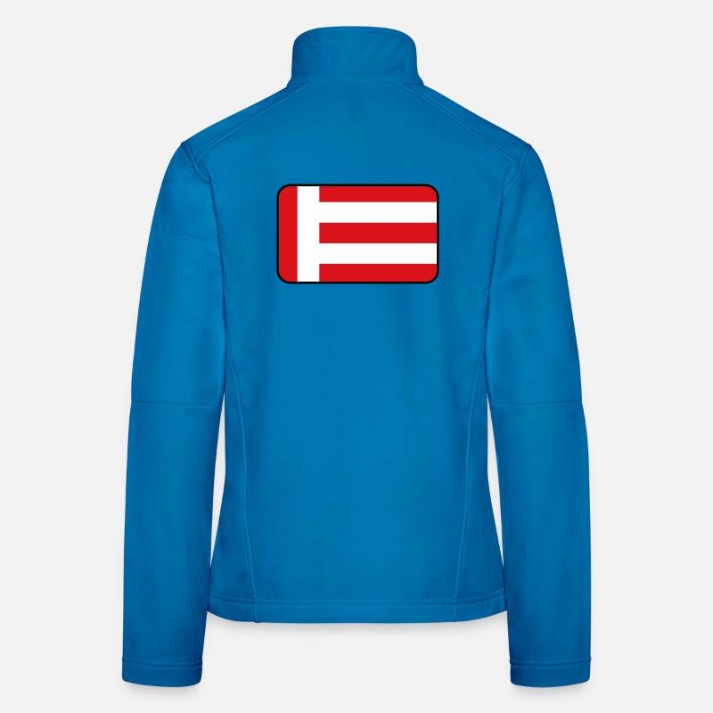 Logo du drapeau d’Eindhoven Veste en tissu softshell Femme