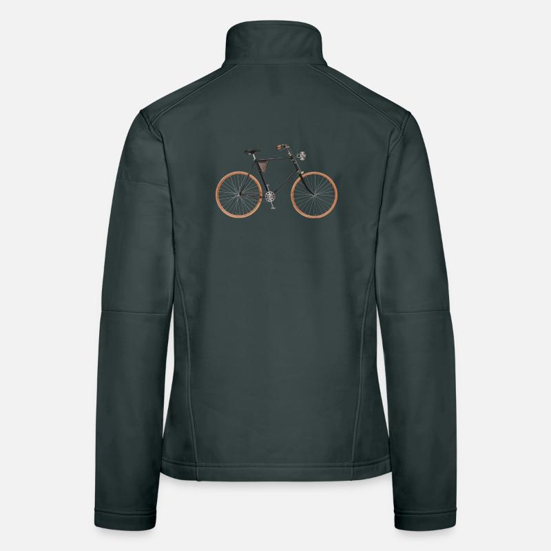 Vélo de sécurité Veste en tissu softshell Femme