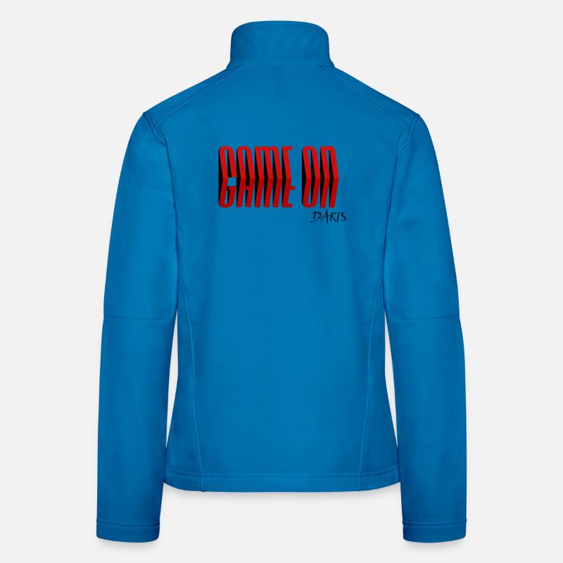 jeu de fléchettes Veste en tissu softshell Femme
