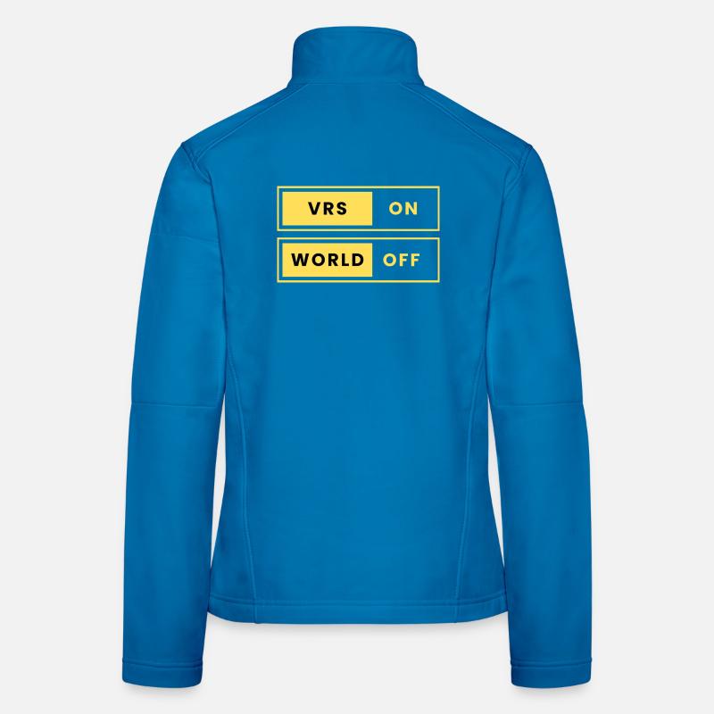 VRS ON World OFF - Women's Softshell Jacket - light blue