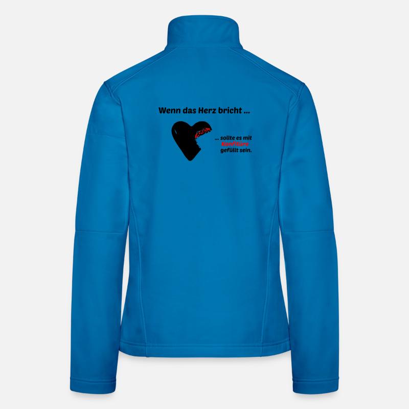 When the heart breaks Women's Softshell Jacket