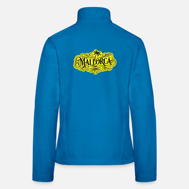 Mallorca Palmen Frauen Softshelljacke