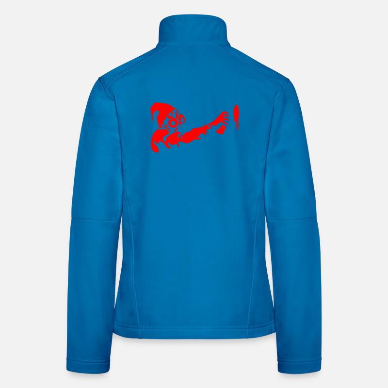 Graffiti Stencil Women's Softshell Jacket