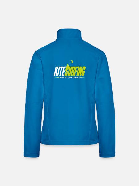 Kitesurfen - Wind Design - Frauen Softshelljacke - Lichtblau - Hinten